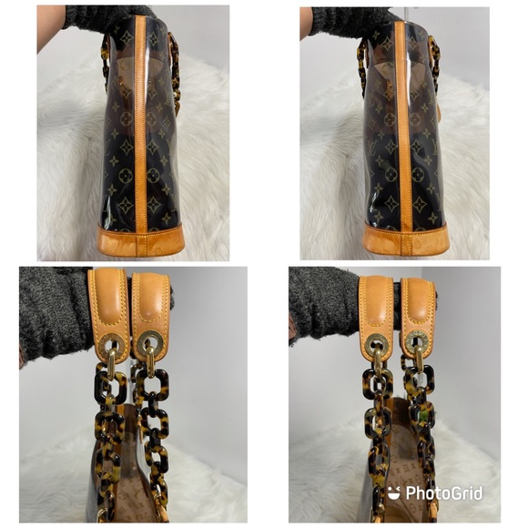 Sac Ambre Monogram MM Vinyl Tote Bag - Picture 10 of 16